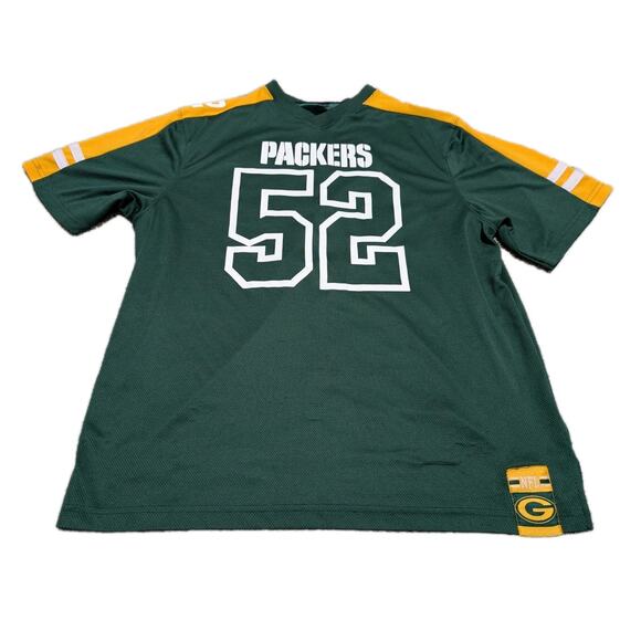 Green Bay Packer Clay Matthews Adult XL? Jersey by Majestic Heavy Wear - Picture 1 of 10